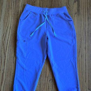 FIGS Lavender dew Zamora Jogger Scrub Bottom Pants  Size Large petite